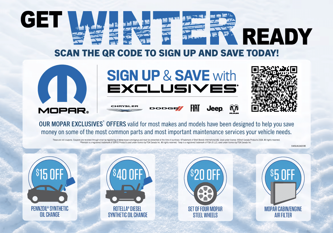Sign Up & Save with Mopar